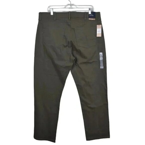 NWT Denver Hayes Athletic Stretch Chino Olive Green Size 36x30 - Picture 5 of 10